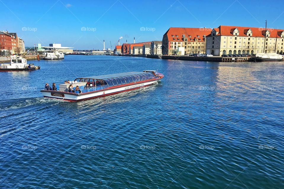 A riverboat in Copenhagen