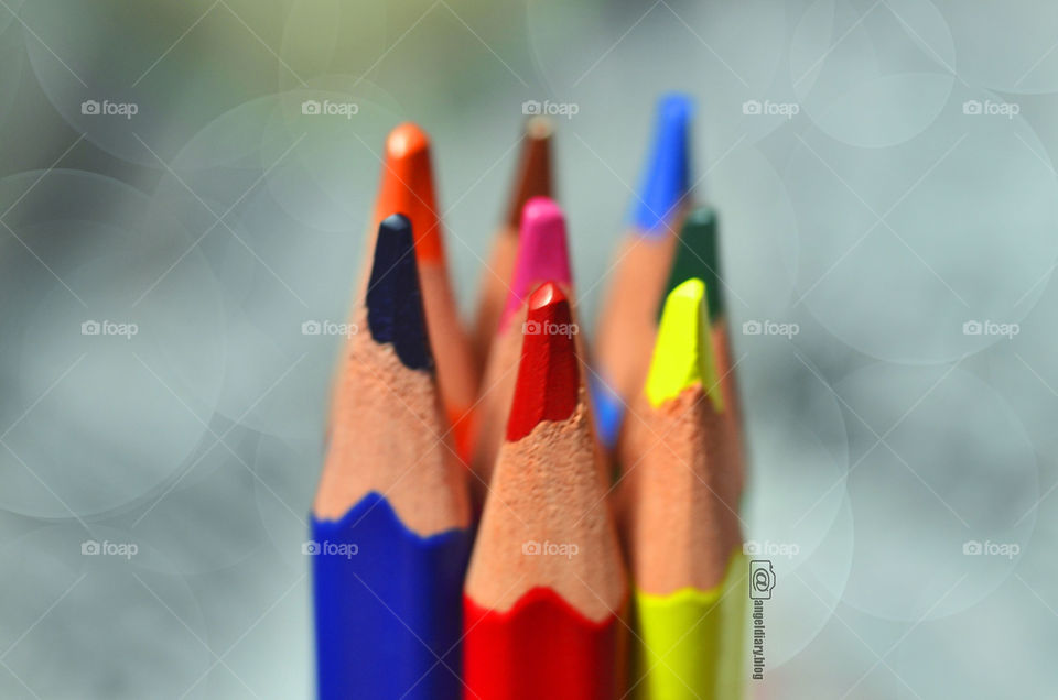 Colourful pencils