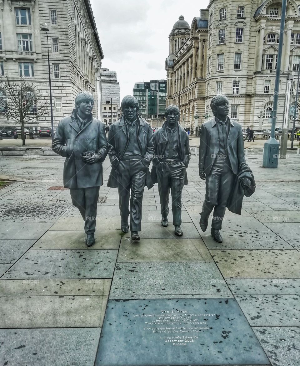 The fab four statue Liverpool