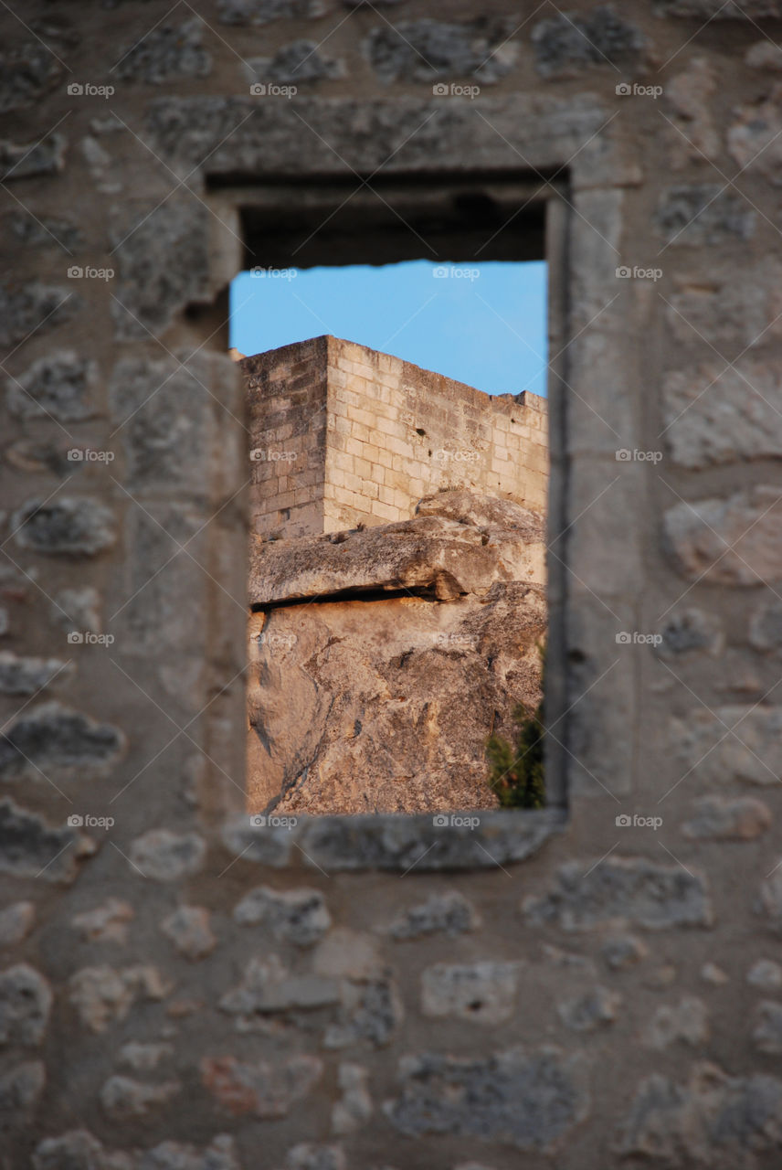 View of old window