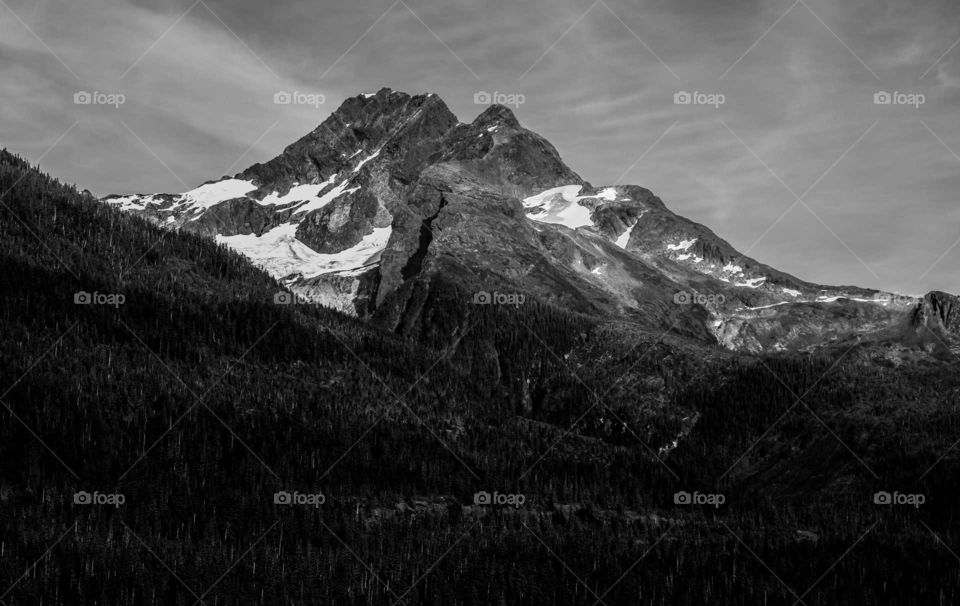 Snowy Mountains of Alasks