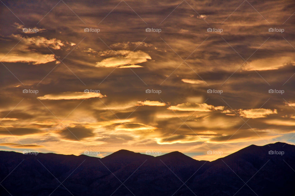 Sunset in Death Valley 