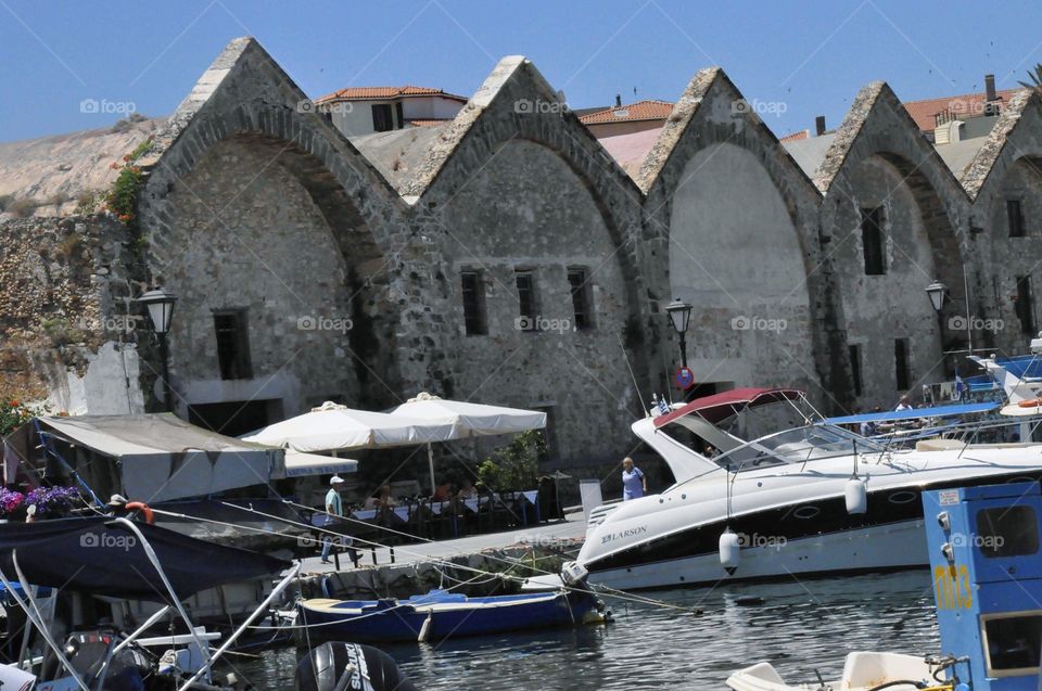 Port Town on the Greek