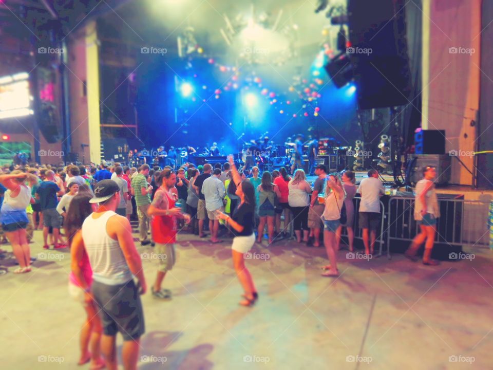 Before the concert excitement