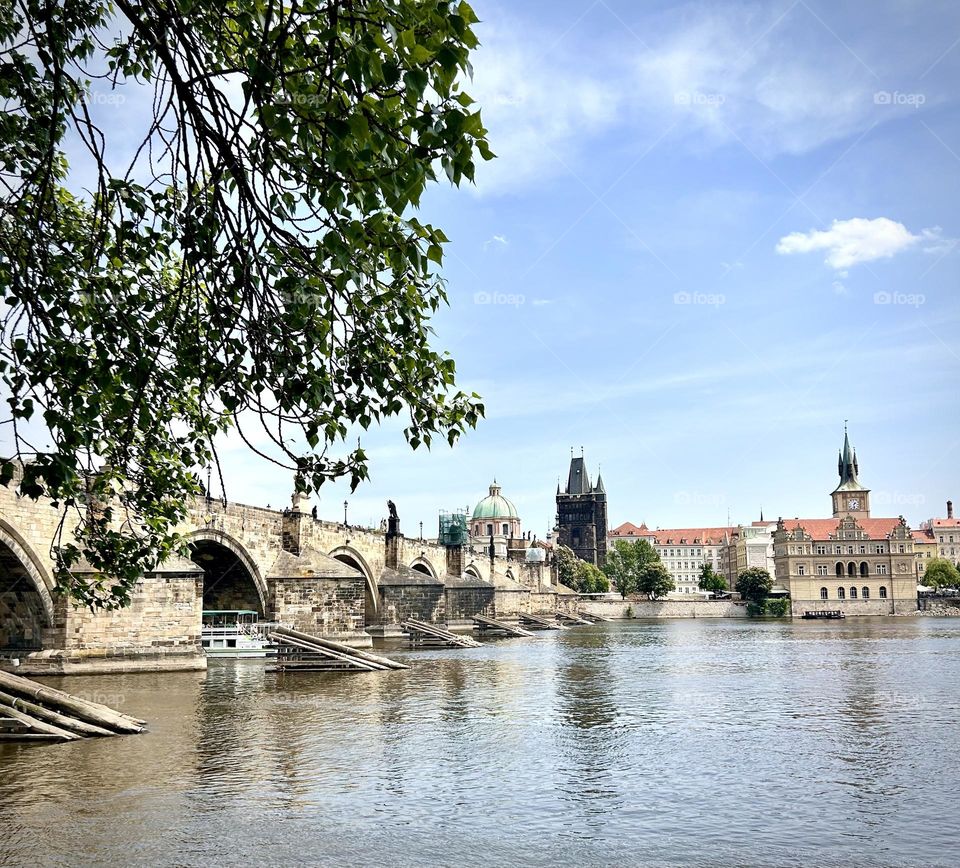 Prague , Saint Charles Bridge May 2023 . 