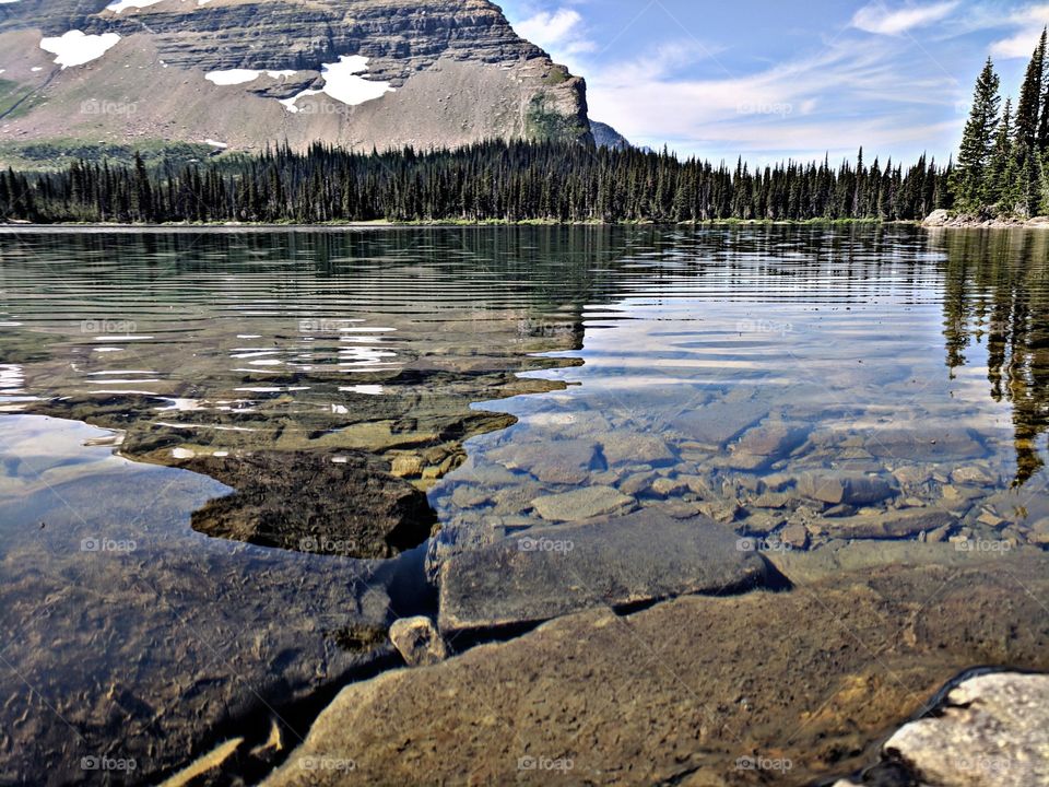 Spending the afternoon at a hidden lake.