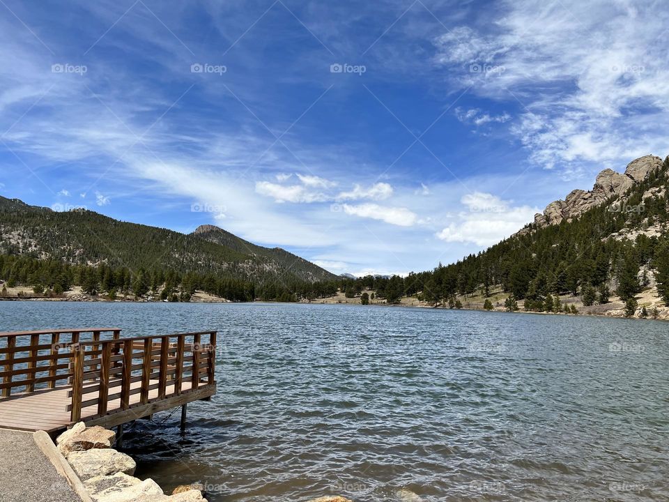 Beautiful hike around Lillie Lake in Colorado 