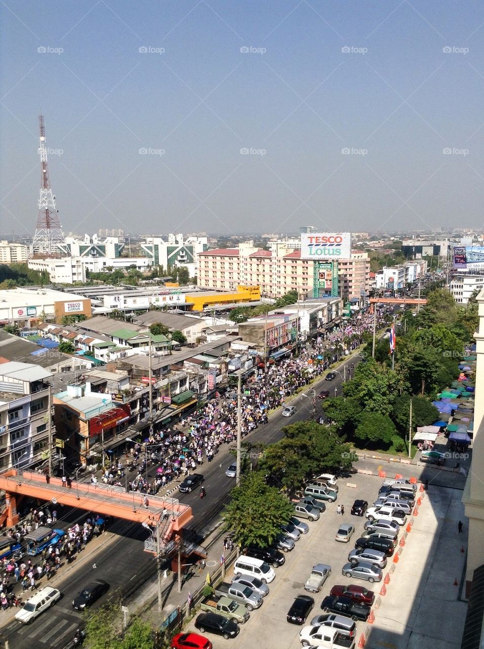 BANGKOK, THAILAND - JANUARY 13: Unidentified Thai protesters rally