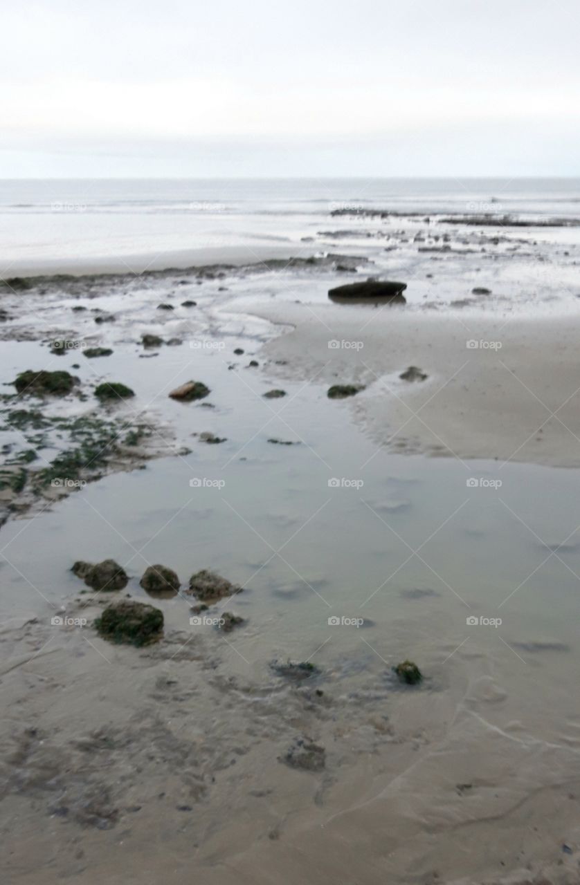 Xmas on the beach of Villerville