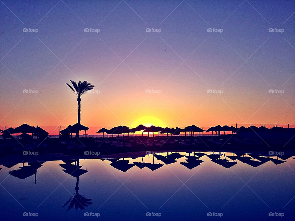 Sunset in Tunisia