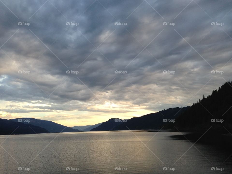 Water, No Person, Landscape, Sunset, Lake
