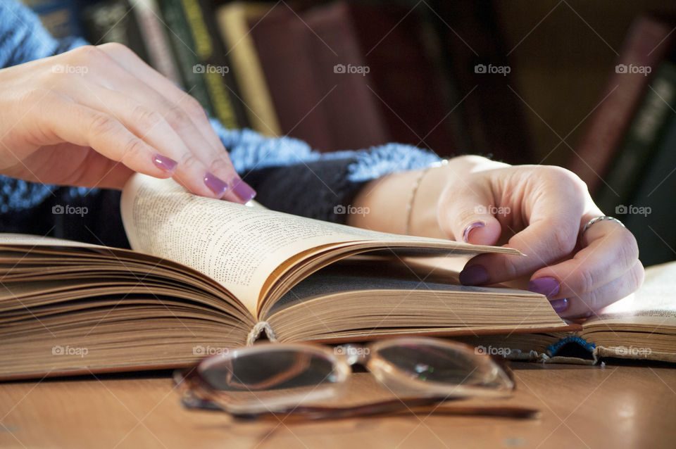 girl reading a book