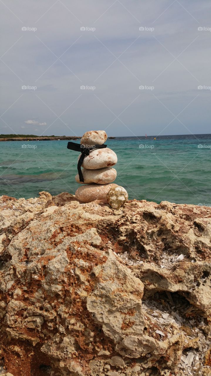 Stones. Walking trip , Cala'n Bosch - Menorca