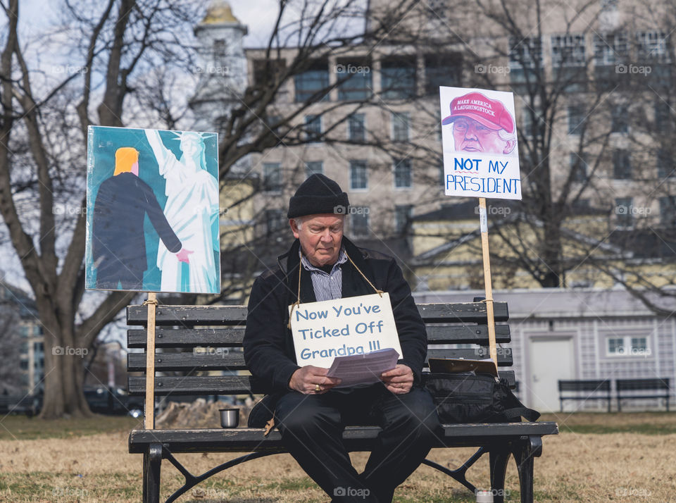 President Trump Protester