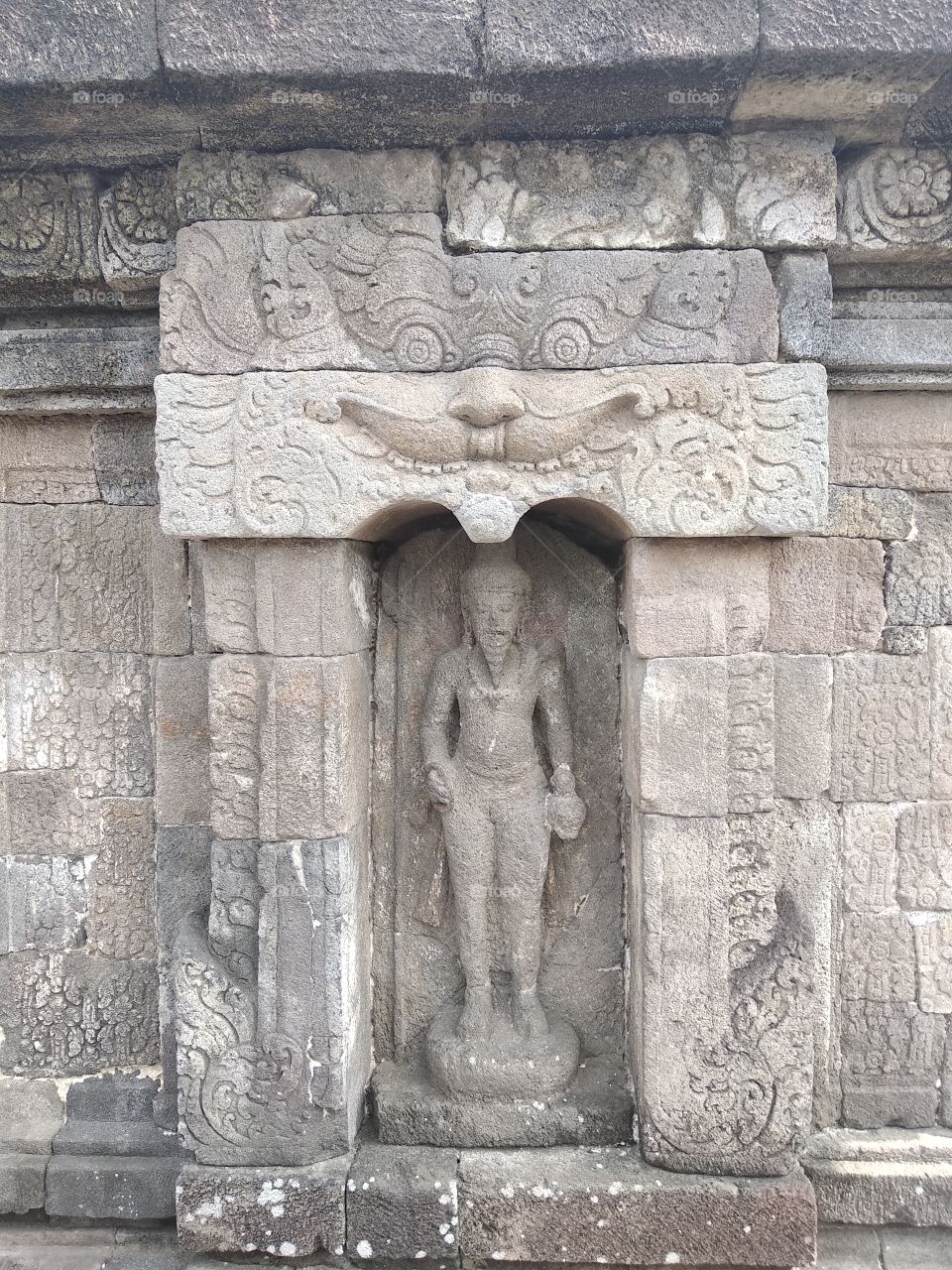 Saint Agastya relief at Javanese Temple