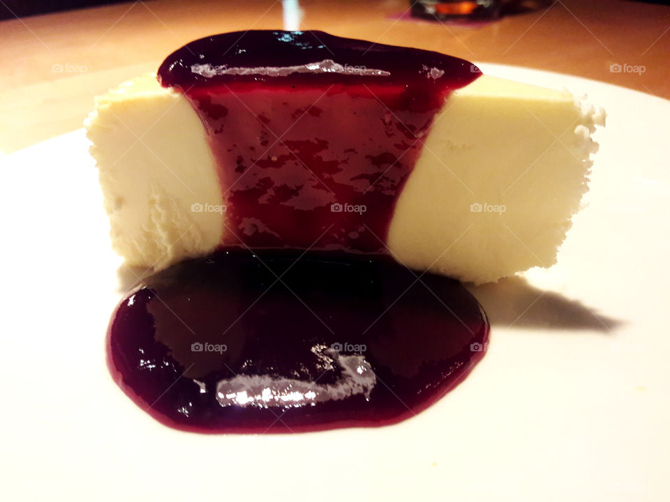 cheesecake/ raspberry (Outback /Barea Shoppig/ RJ/BR)