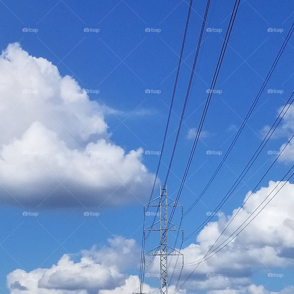 clouds and power