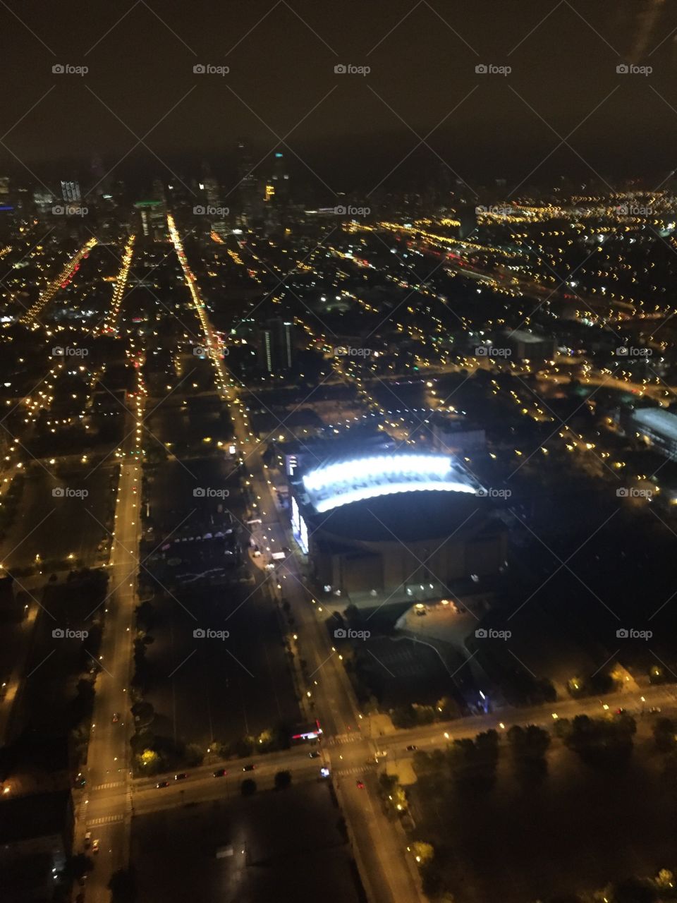Home of the Chicago Black Hawks by air.