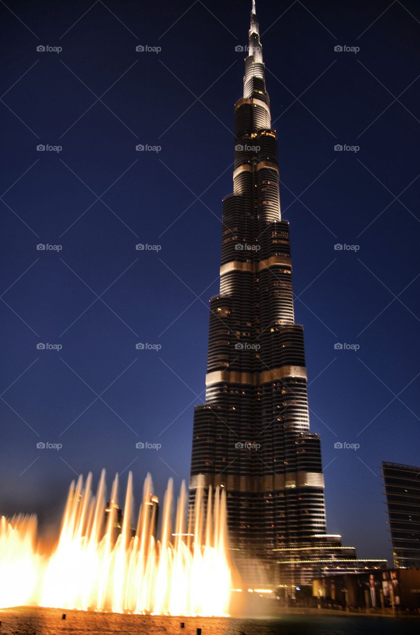 night show. Burj Khalifa