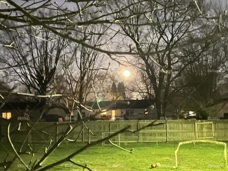 Triangle opening to moonlight 