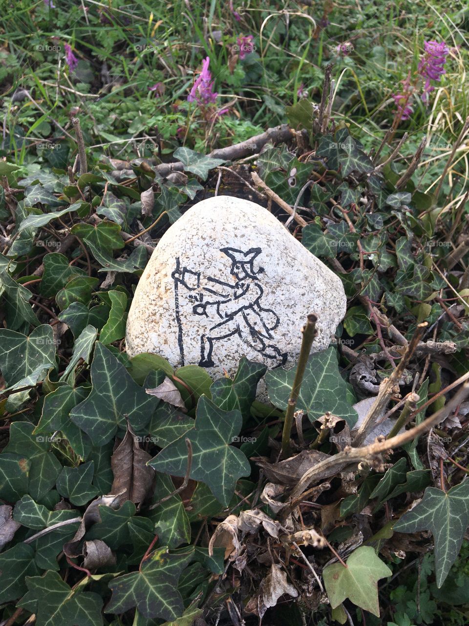 Drawing on stone - 2