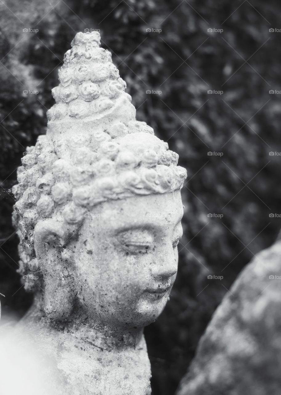 Close up of buddha figure