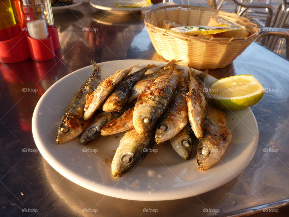 fish tapas meal spain by lizajones