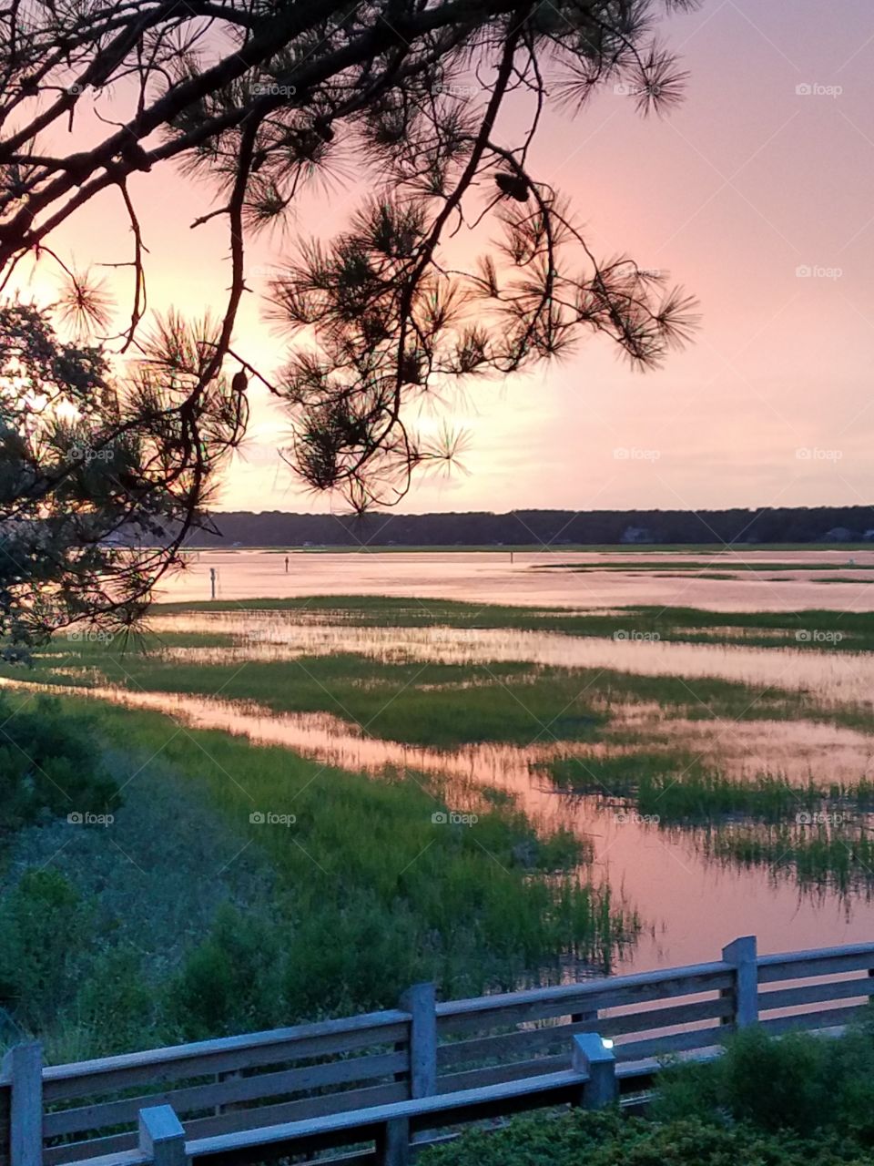 Broad Creek sunset