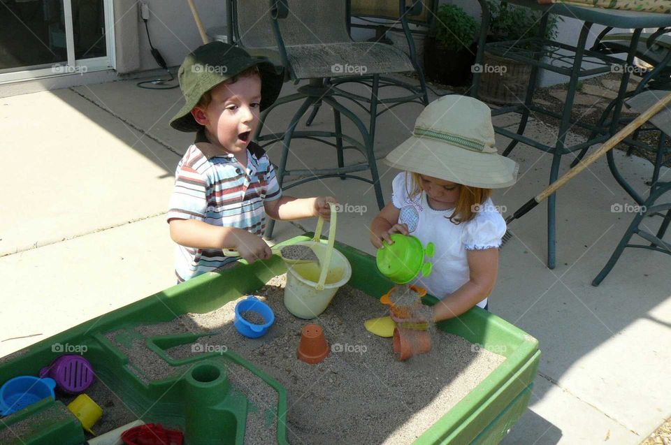 Playing in sandbox