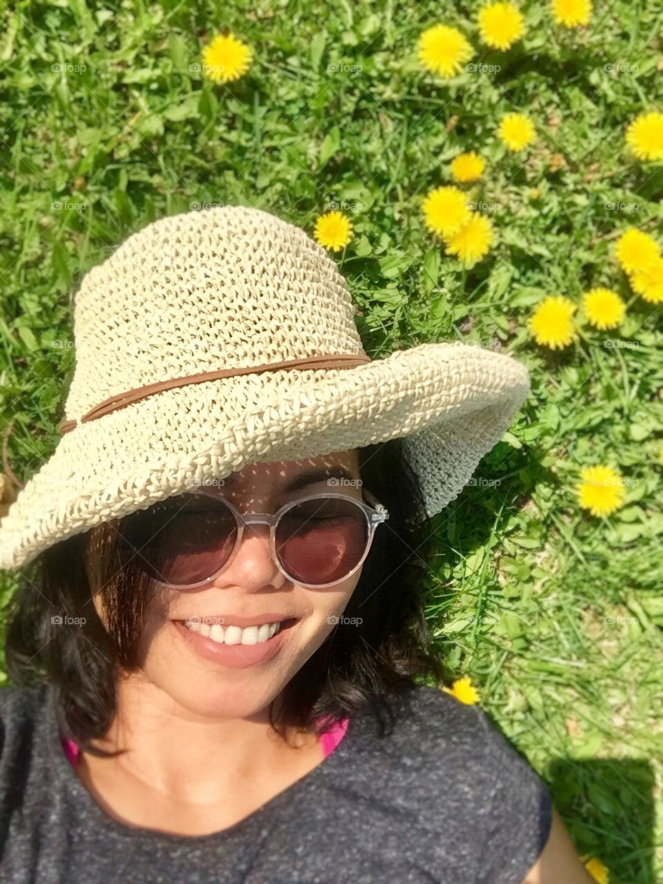 Smiling ,enjoy summer 