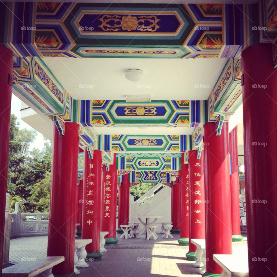 thean hou temple colourful temple malaysia by brunhilda