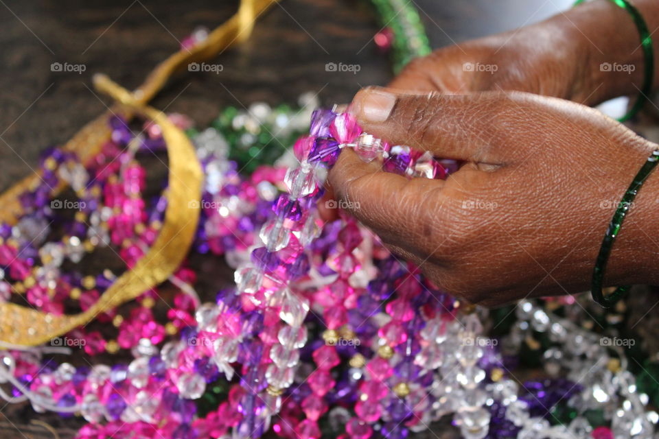 Working Hands Close -up