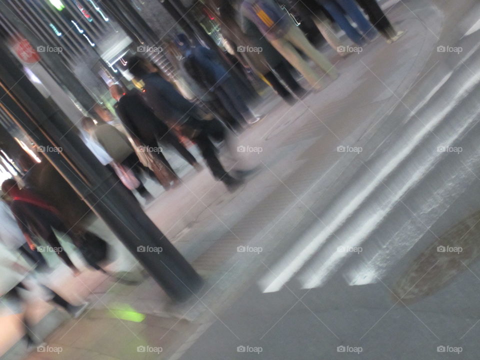 One Businesswoman Stands Out in a Crowd in Trendy, Non-traditional Akihabara, Tokyo, Japan