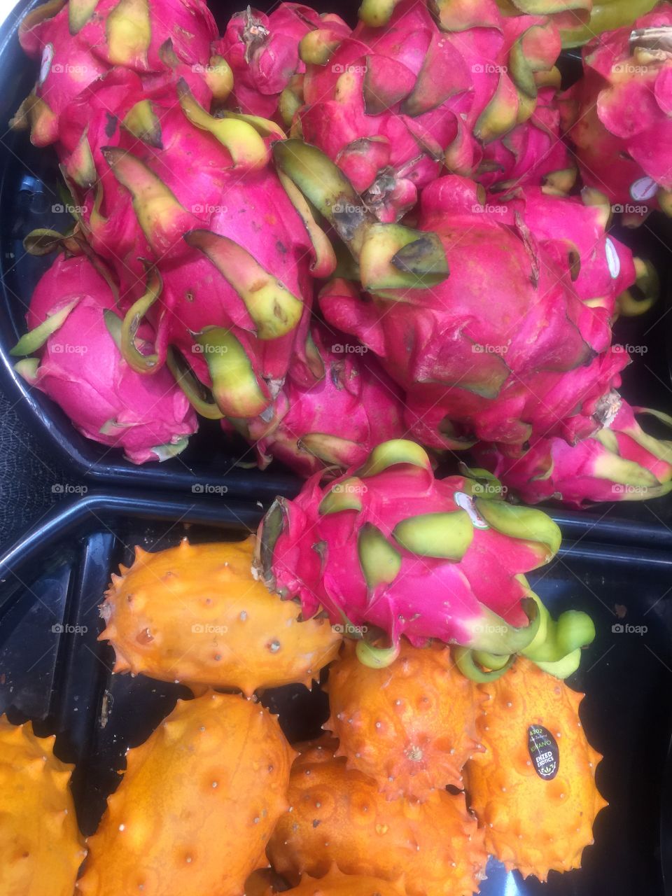 Dragon & Starfruit at Market