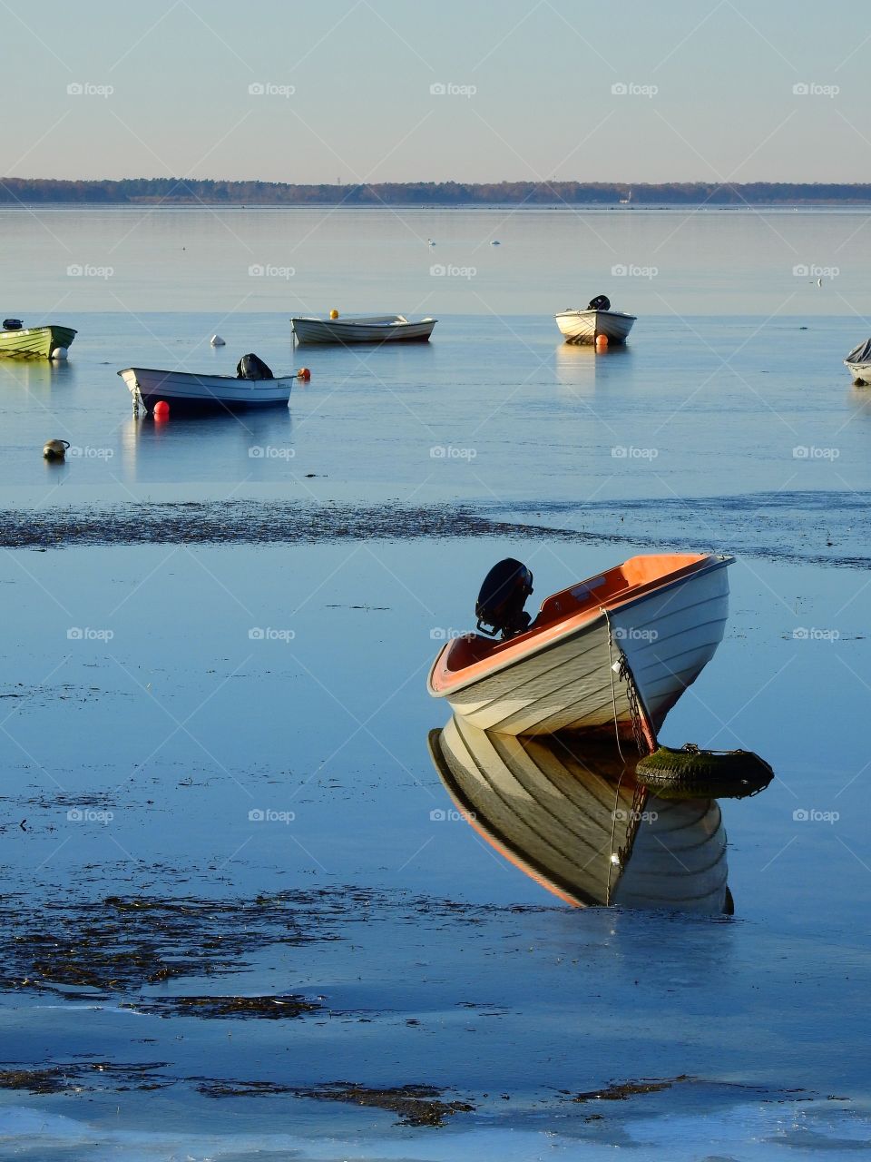 Boat on ice