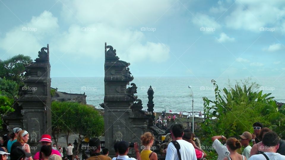 Kuta Beach in Bali, Indonesia, is one of the most popular destination for tourists..