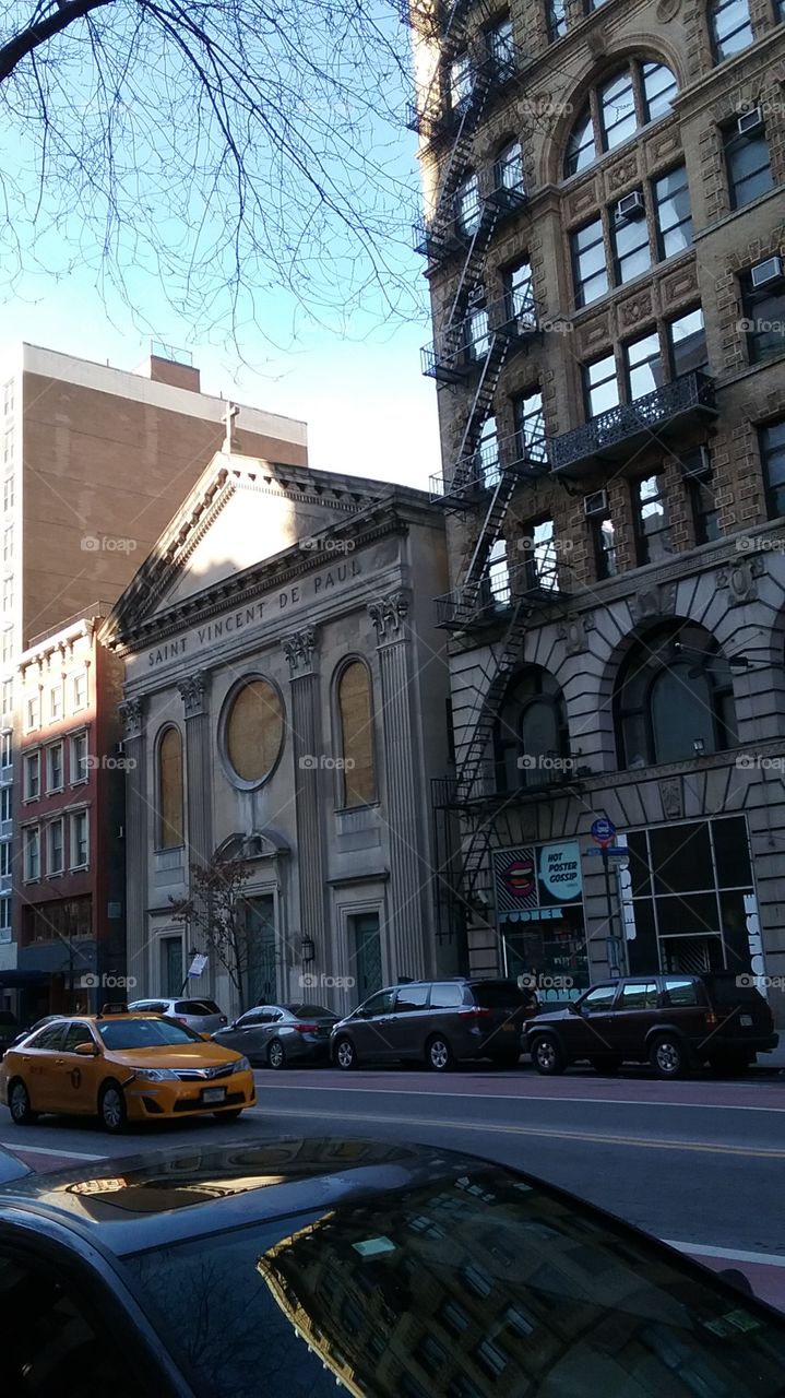 St. Vincent De Paul Church boarded up