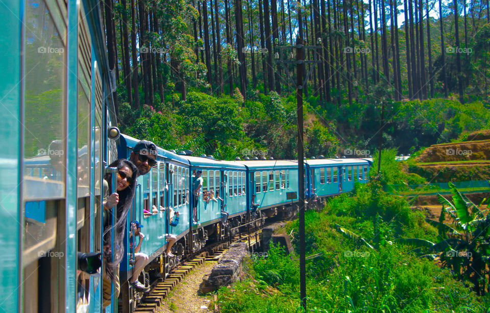 Most scenic train ride in Sri Lanka