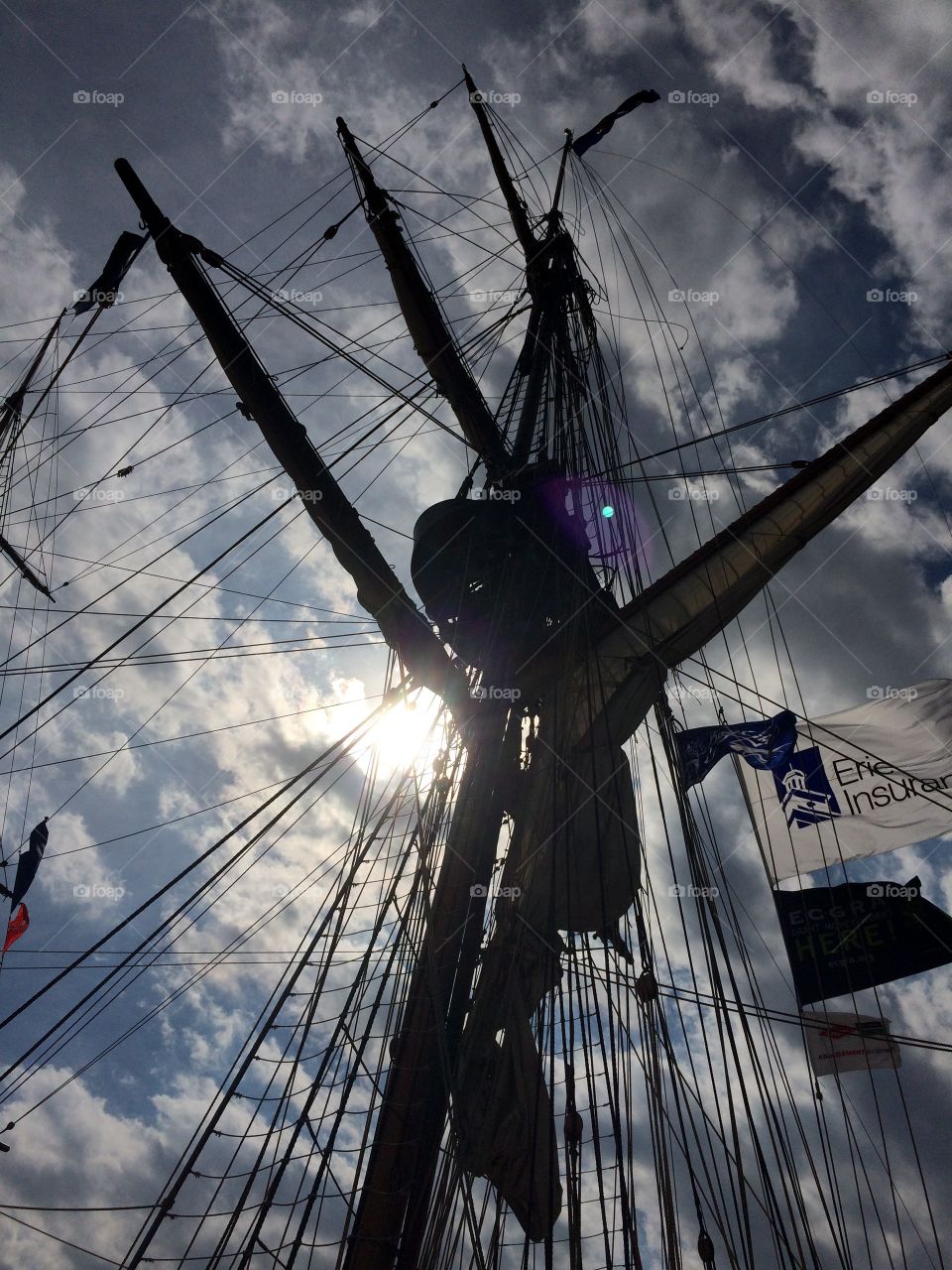 Sky, Rope, Tallest, Ship, Sail