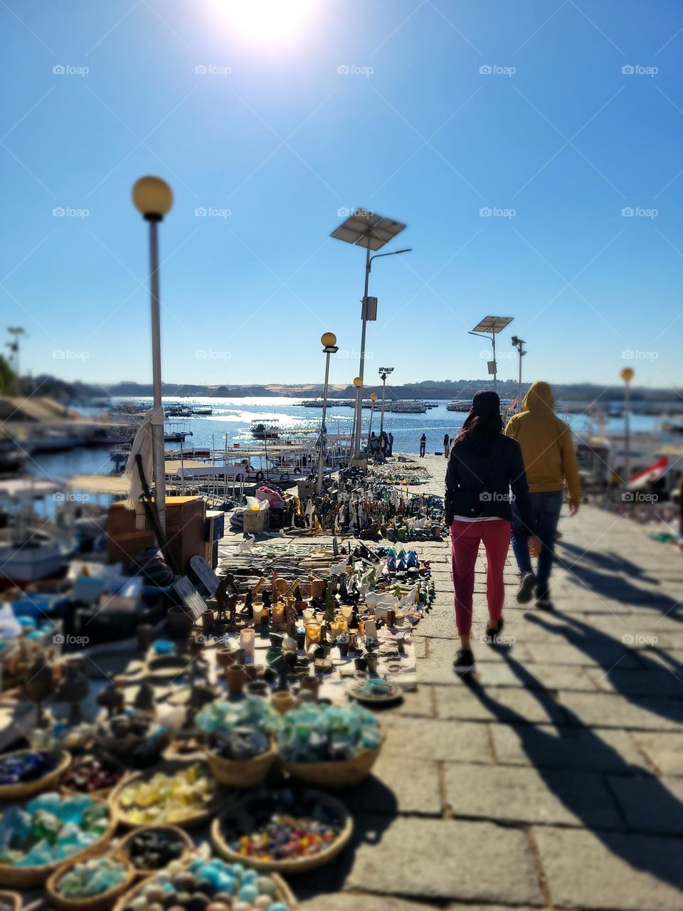 By the Pier Aswan Egypt