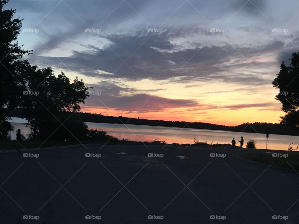 Sunset in Bridgewater 