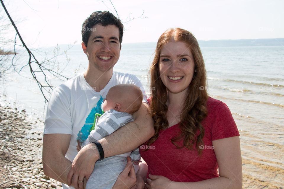 Portrait of happy family