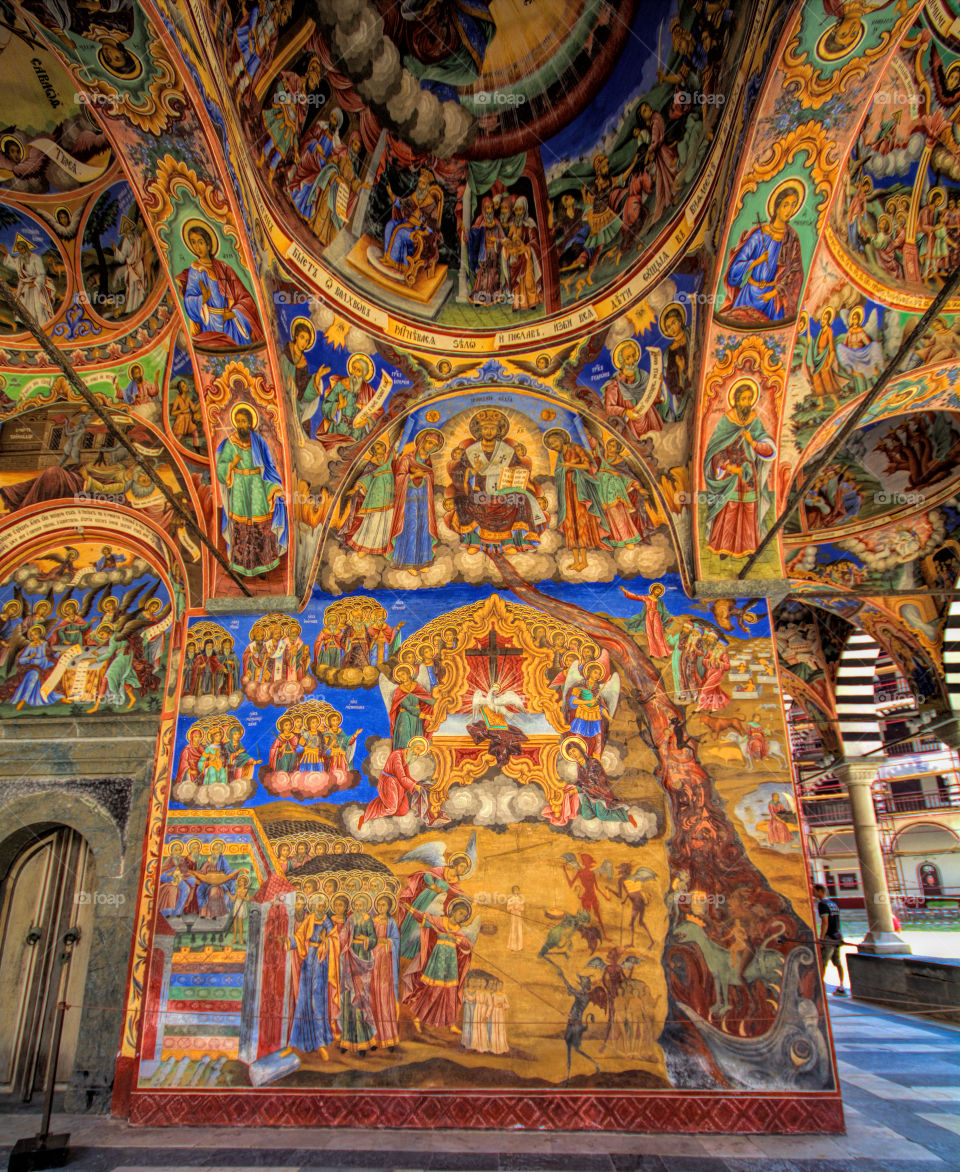 biblical scenes on the wslld of Orthodox Church