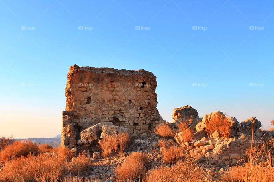 Ruins at Aptera, Crete