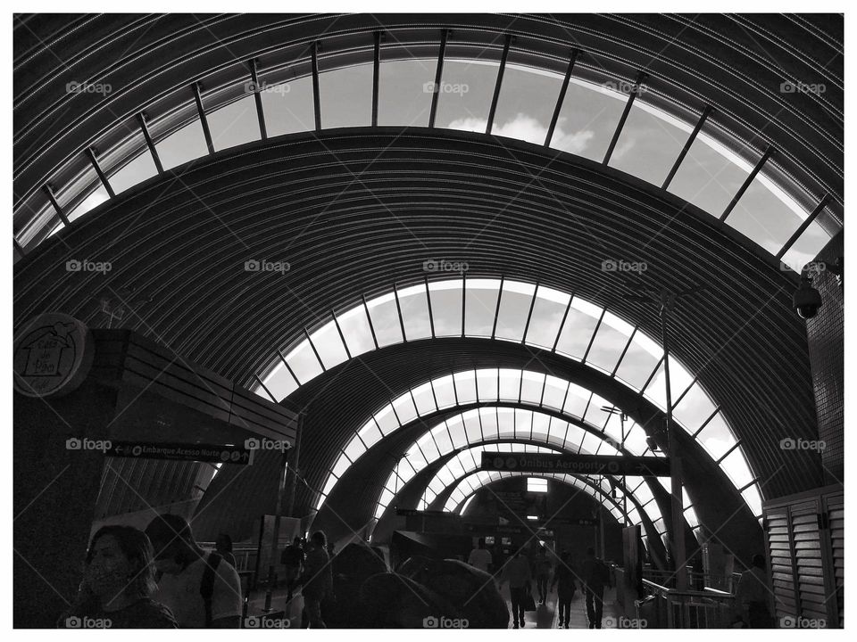 metro station in the city of Salvador, Bahia, Brazil