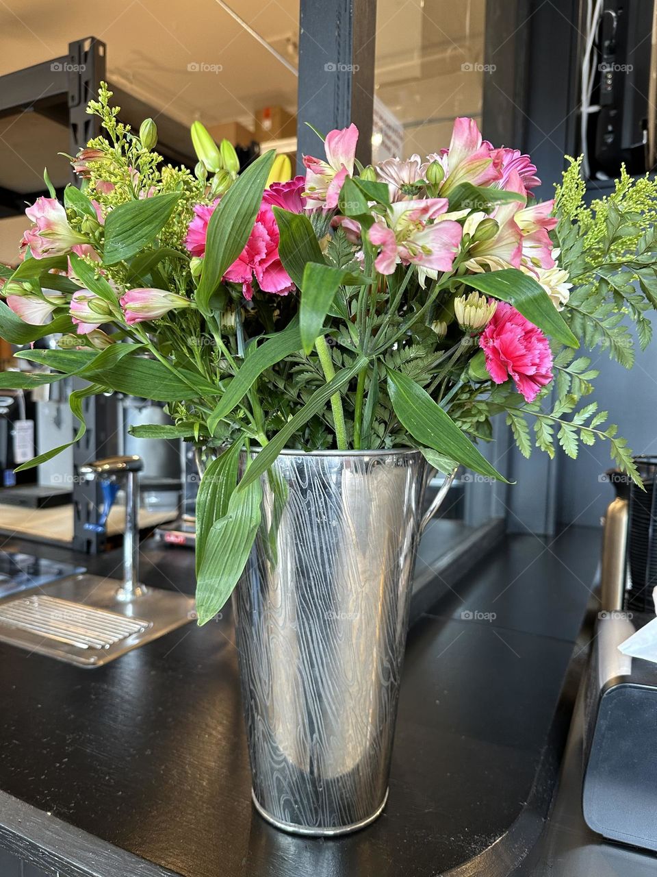 Beautiful bouquet in a vase