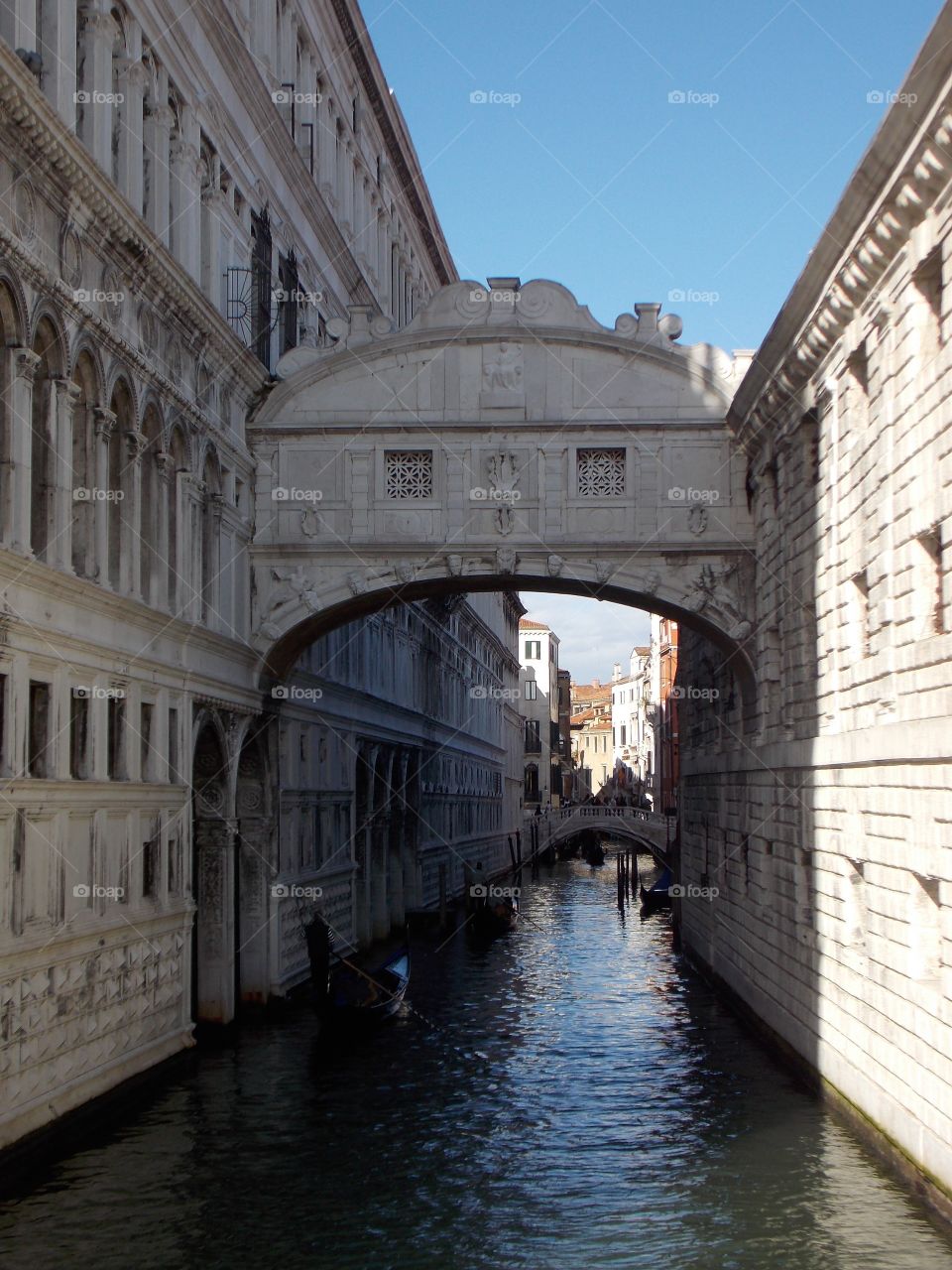 Ponte dos suspiros. Veneza, Itália