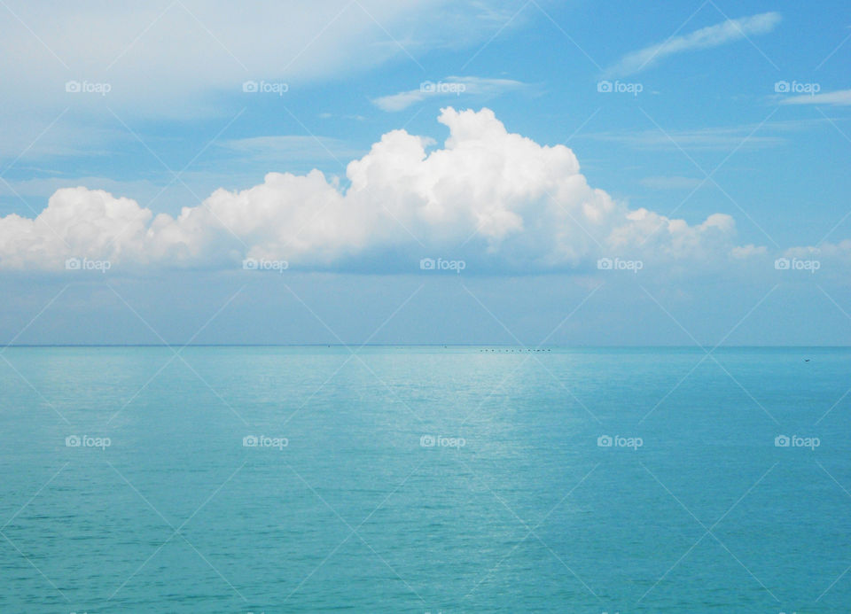 ocean sky heaven blue by formalhaut