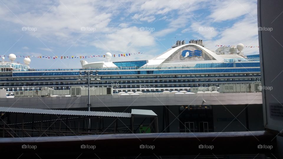 cruise ship docked