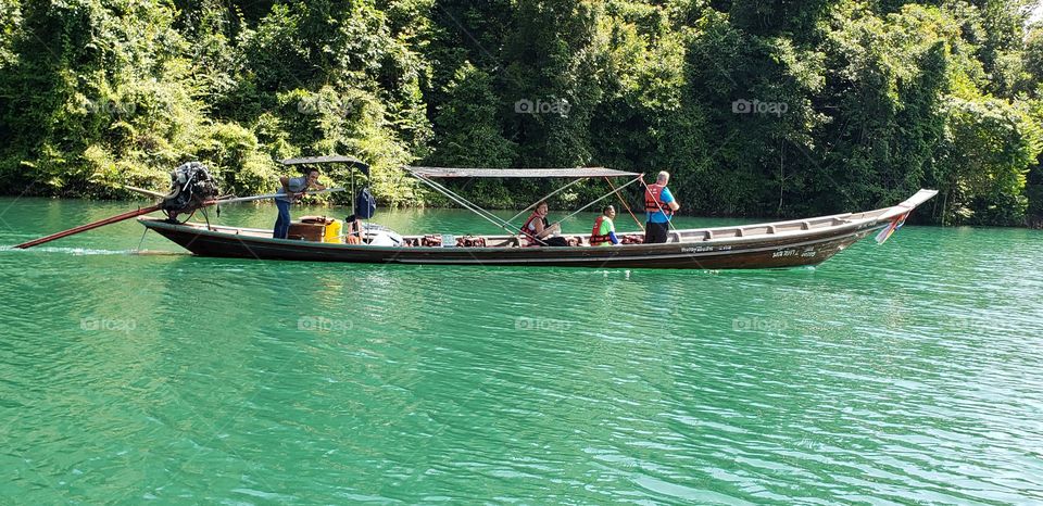 Thai longtail boat ride